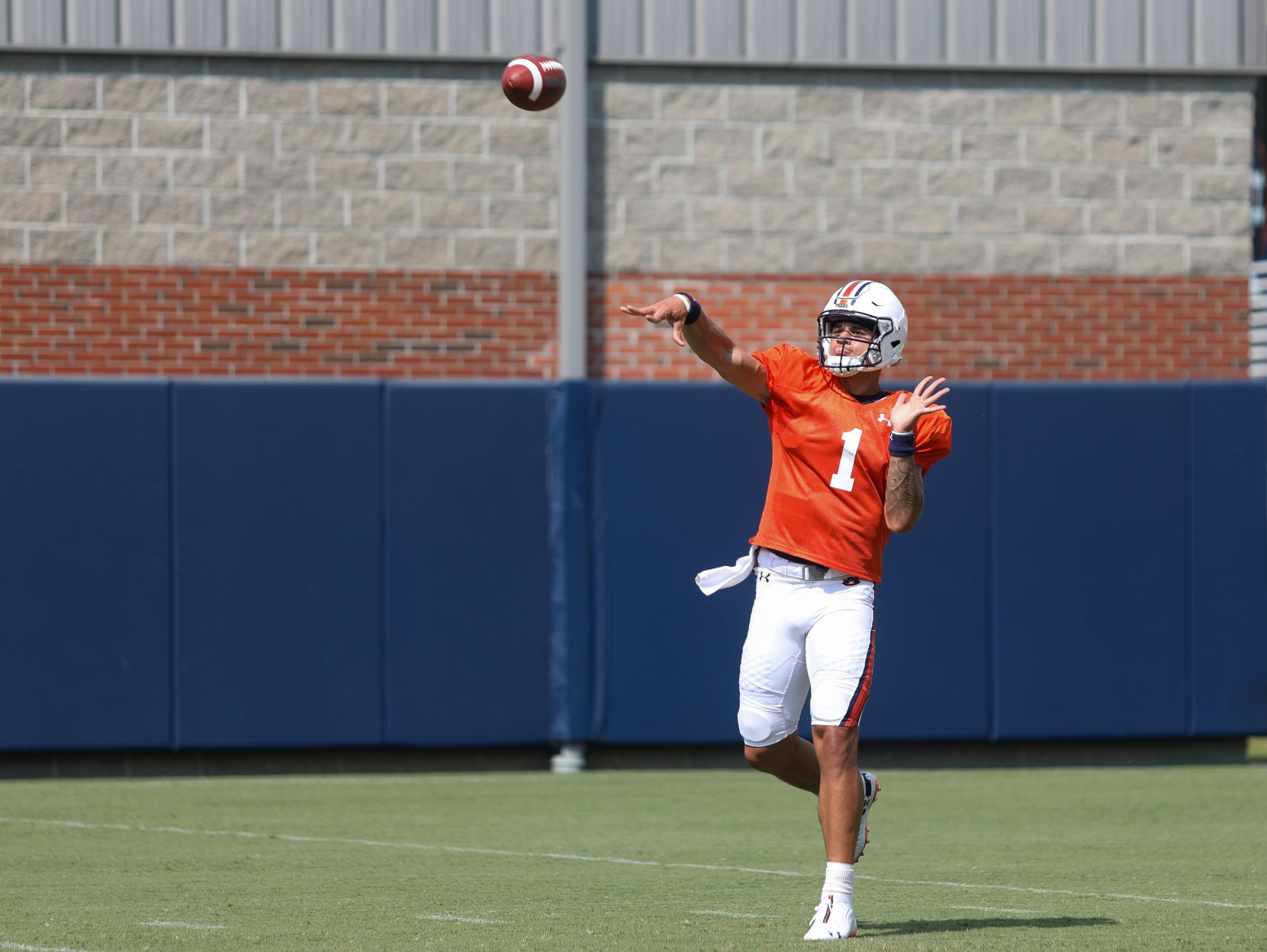 Auburn football practice Aug. 12
